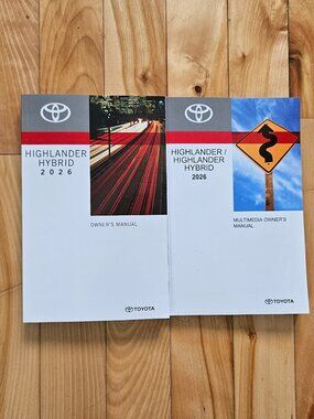 2026 TOYOTA HIGHLANDER HYBRID Owner's Manual & Multimedia